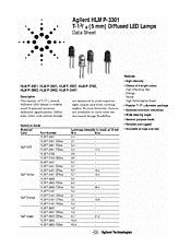DataSheet HLMP-D401-D0000 pdf