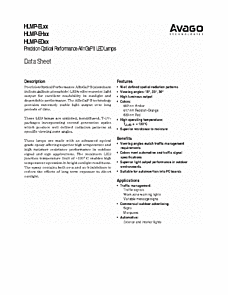DataSheet HLMP-EH31-QT000 pdf
