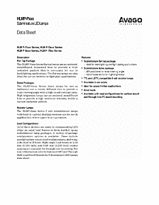 DataSheet HLMP-P502-F0000 pdf