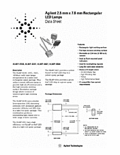 DataSheet HLMP-0401-CD000 pdf