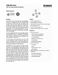 DataSheet HSML-A461-W40M1 pdf