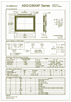 DataSheet ABG128064F pdf