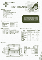 DataSheet BC1602A20C pdf
