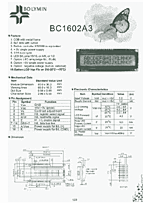 DataSheet BC1602A3 pdf