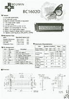 DataSheet BC1602D pdf