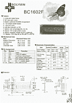 DataSheet BC1602F pdf