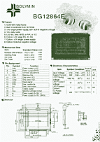 DataSheet BG12864E pdf