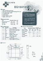 DataSheet BG160160A pdf