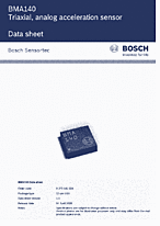 DataSheet BMA140 pdf