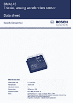 DataSheet BMA145 pdf