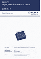 DataSheet BMA150 pdf