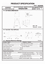 DataSheet KAQV210H pdf