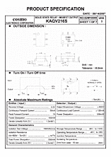 DataSheet KAQV216S pdf