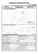 DataSheet KAQW210H pdf