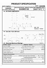 DataSheet KAQW214S pdf