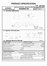 DataSheet KAQW412S pdf