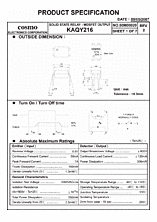 DataSheet KAQY216 pdf