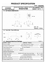 DataSheet KAQY216S pdf