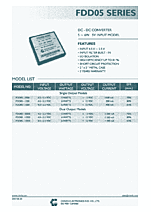 DataSheet FDD05-12D0 pdf