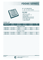 DataSheet FDD05-05D0 pdf