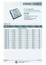 DataSheet FDD05-05D1 pdf