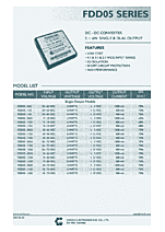 DataSheet FDD05-12D1 pdf