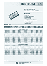 DataSheet IDD10-12D5U pdf