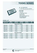 DataSheet TDD05-05D4 pdf