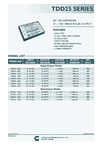 DataSheet TDD25-12D3 pdf