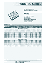DataSheet WDD15-12D5U pdf