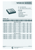 DataSheet WDD20-12S3 pdf