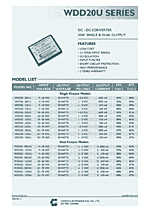 DataSheet WDD20-03S2U pdf