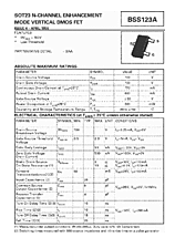 DataSheet BSS123A pdf