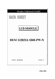 DataSheet DEM122032A-SBH-PW-N pdf