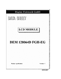 DataSheet DEM128064D-FGH-EG pdf