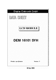 DataSheet DEM16101SYH pdf