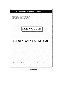 DataSheet DEM16217FGH-LA-N pdf