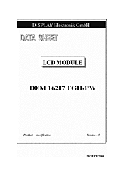 DataSheet DEM16217FGH-PW pdf
