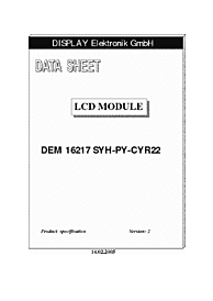 DataSheet DEM16217SYH-PY-CYR22 pdf
