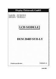 DataSheet DEM20485SYH-LY pdf