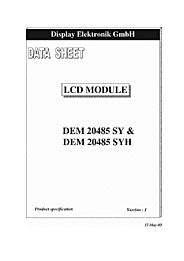 DataSheet DEM20485SYH pdf