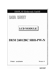 DataSheet DEM240128C-SBH-PW-N pdf