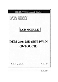 DataSheet DEM240128D-SBH-PW-N(D-TOUCH) pdf