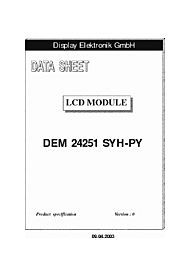 DataSheet DEM24251SYH-PY pdf