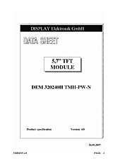 DataSheet DEM320240H-TMH-PW-N pdf
