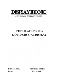 DataSheet ACM2402G pdf
