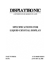 DataSheet ACM4004H pdf