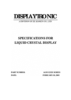 DataSheet AGM1232E pdf
