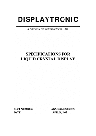 DataSheet AGM2464E pdf