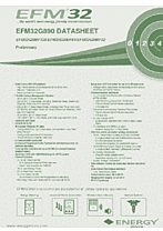 DataSheet EFM32G890F128 pdf